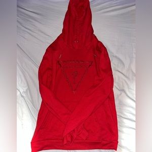 Red Guess Sweatshirt